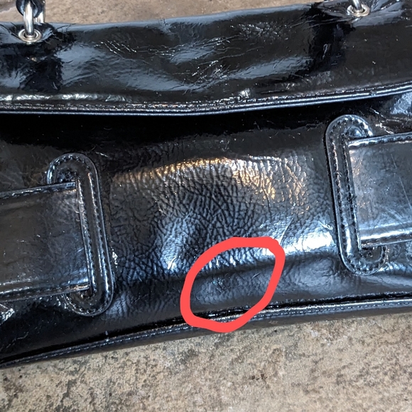Naturalizer Y2K Faux Patent Leather Mini Shoulder Bag Black - Picture 16 of 16